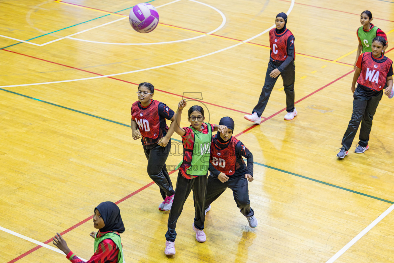 Day 15 of 26th Inter-School Netball Tournament 2025 was held in Social Center Indoor Hall on Thursday, 6th November 2025. Photos: Areef Adam / images.mv