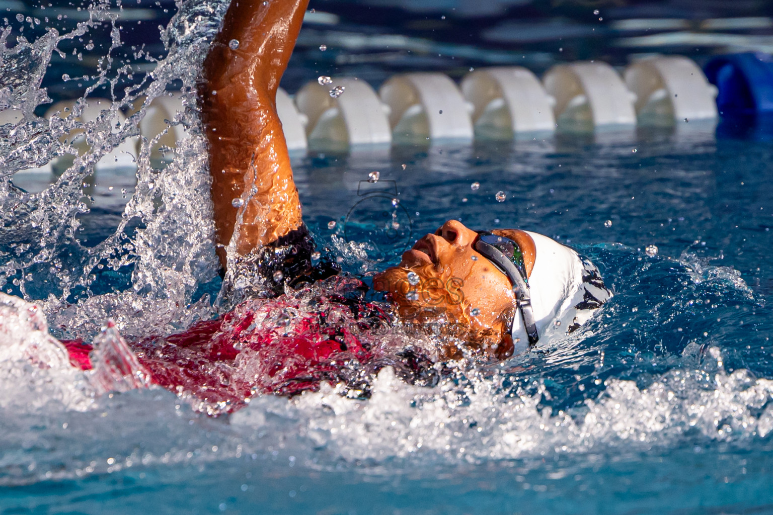 Day 1 of National Swimming Championship 2024 held in Hulhumale', Maldives on Friday, 13th December 2024. Photos: Nausham Waheed / images.mv