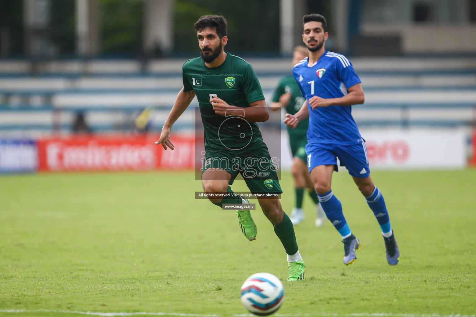 Pakistan vs Kuwait in SAFF Championship 2023 held in Sree Kanteerava Stadium, Bengaluru, India, on Saturday, 24th June 2023. Photos: Nausham Waheed, Hassan Simah / images.mv