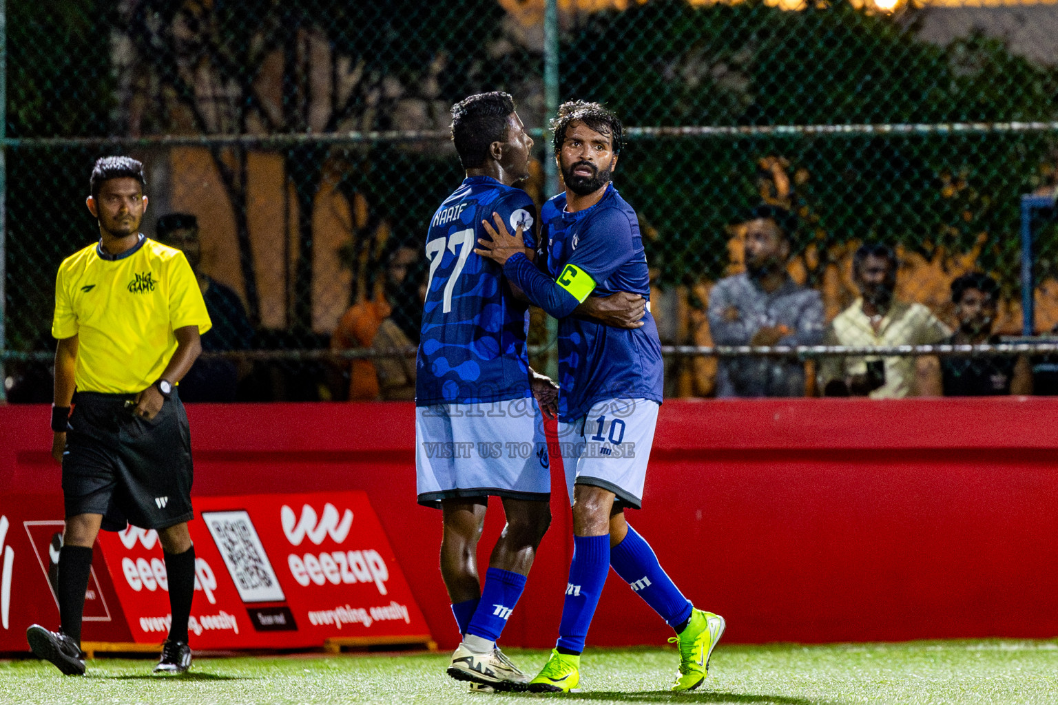 Sheesha vs Hulhumale Hospital in Day 13 of Office League 2025 was held on Monday, 28th April 2025 in Hulhumale', Maldives. Photos: Nausham Waheed / images.mv