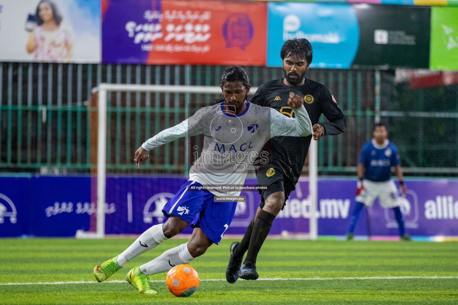 Prison Club vs MACL in the Quarter Finals of Club Maldives 2021 held at Hulhumale;, on 12th December 2021 Photos: Ismail Thoriq / images.mv