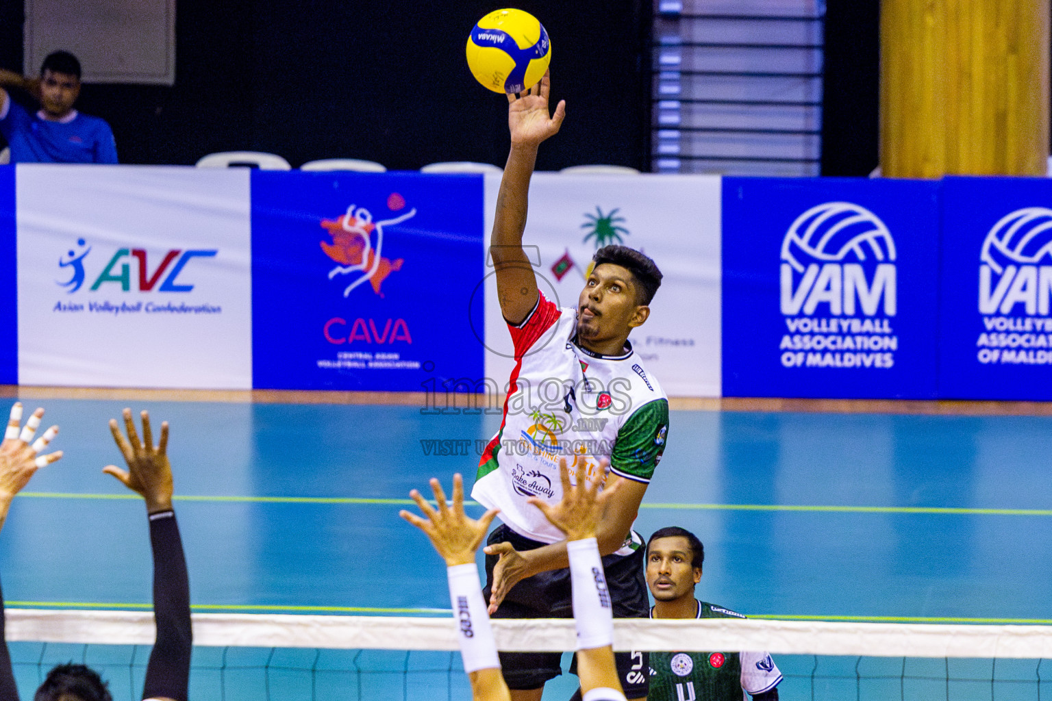 Dhivehi Sifainge Club vs Club HDC in the Final of MILO VAM Cup 2025 held in Male', Maldives on Wednesday, 2nd July 2025 at Social Center Indoor Hall Photos By: Nausham Waheed / images.mv