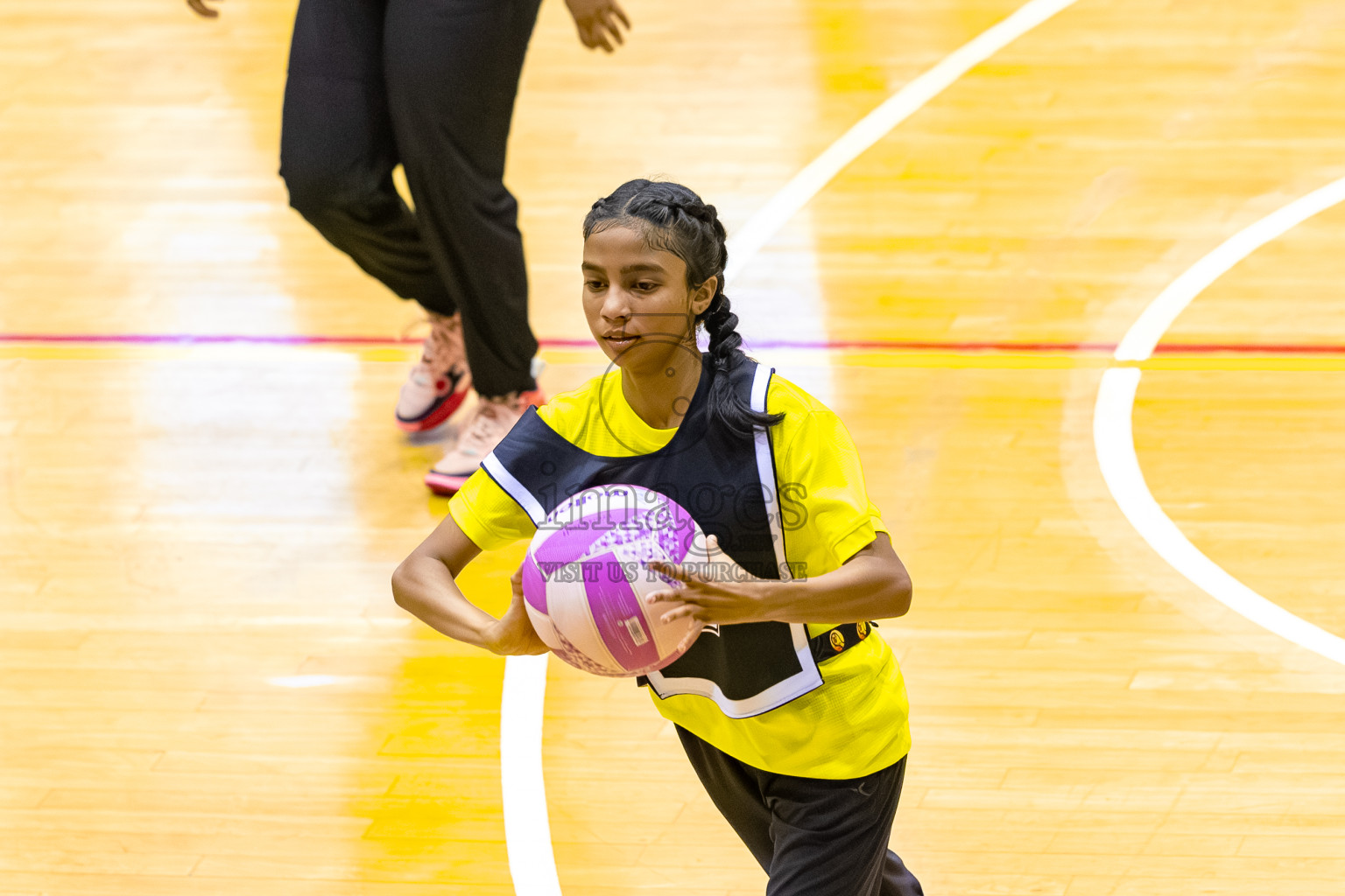 S.C. Shining Star vs KYRC in the Semi-finals of 24th Milo Netball Association Championship was held in Social Center at Male', Maldives on Wednesday, 10th September 2025. Photos: Mohamed Mahfooz Moosa / images.mv