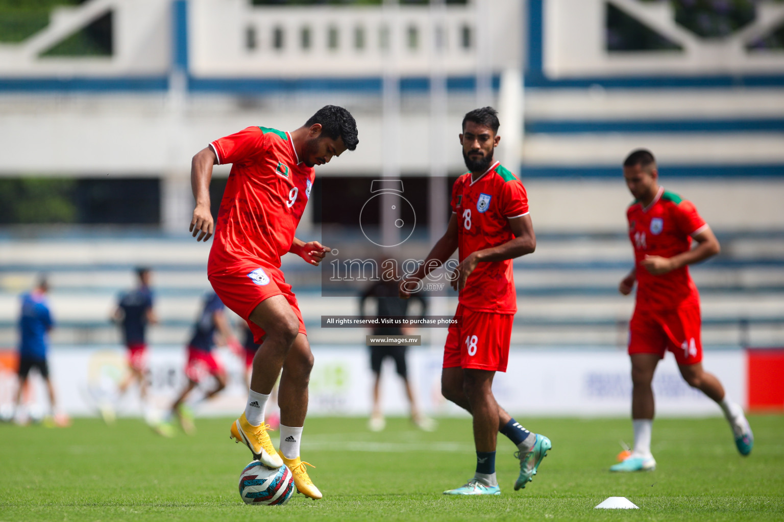 Lebanon vs Bangladesh on match day 2 of SAFF Championship 2023 held in Sree Kanteerava Stadium, Bengaluru, India, on Wednesday, 22st June 2023. Photos: Nausham Waheed / images.mv