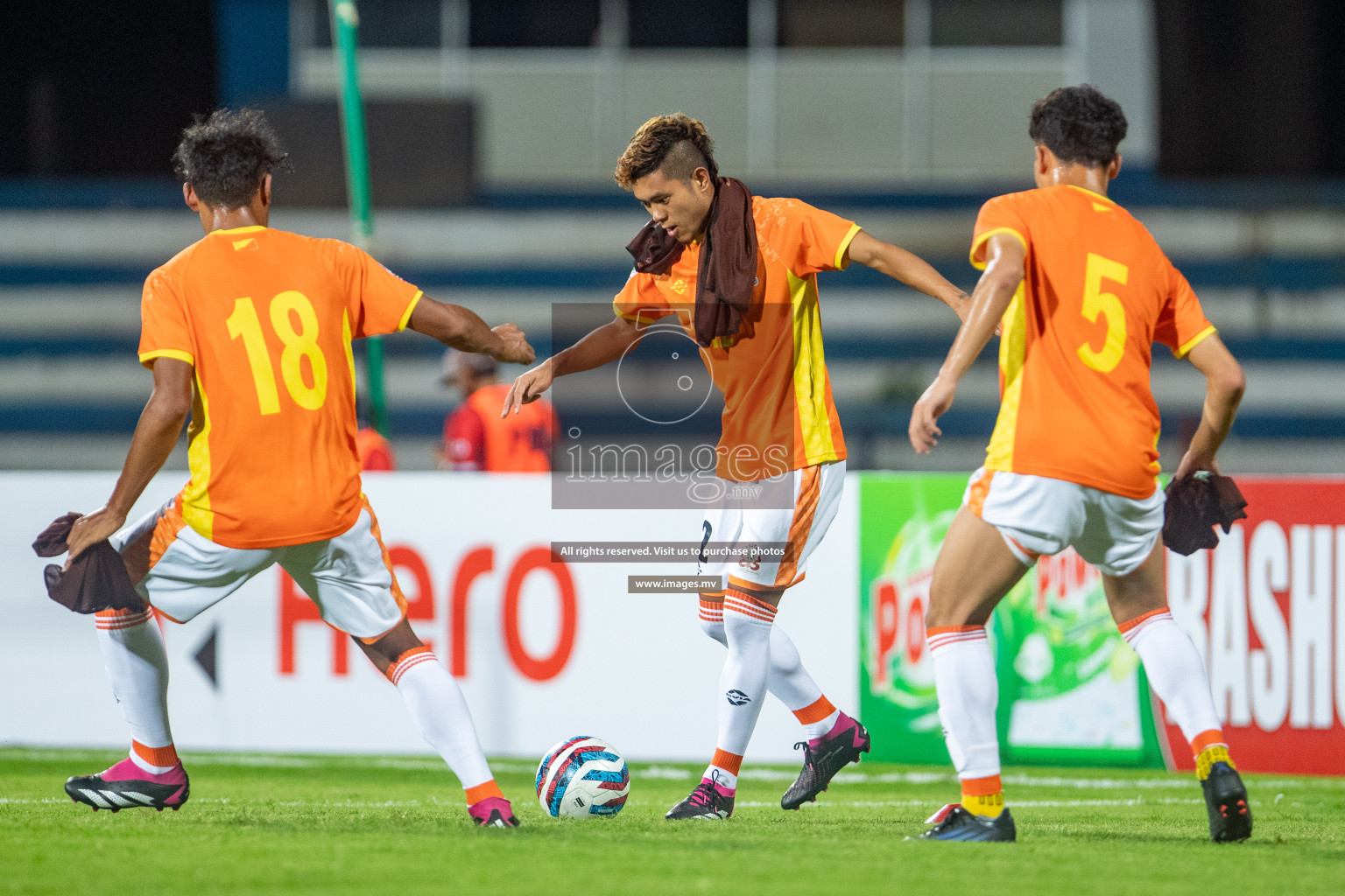 Maldives vs Bhutan in SAFF Championship 2023 held in Sree Kanteerava Stadium, Bengaluru, India, on Wednesday, 22nd June 2023. Photos: Nausham Waheed / images.mv