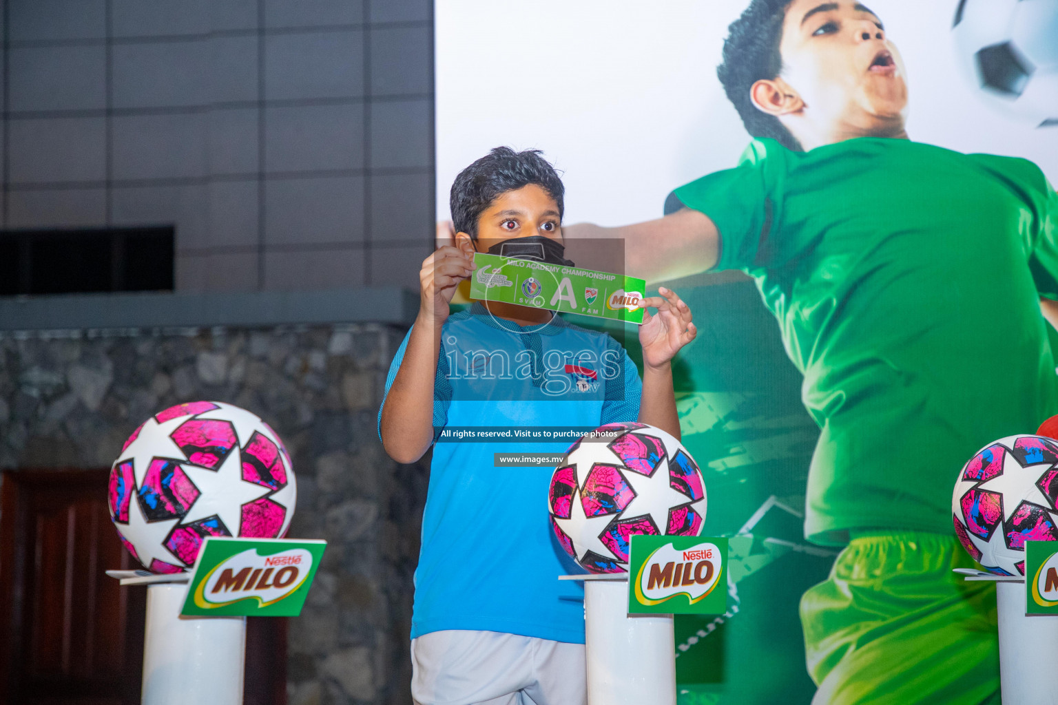 Draw Ceremony of MILO Academy Championship 2022 was held in Male' Maldives on Wednesday, 9th March 2021. Photos by: Ismail Thoriq/images.mv