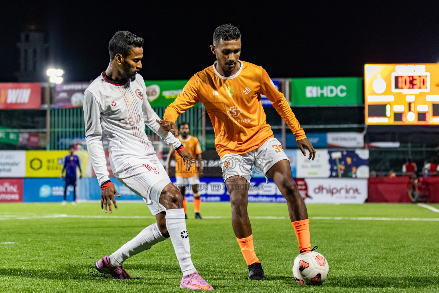 CC Sports Club vs Team Kaashidhoo in Kings Cup of Club Maldives Cup 2025 held in Rehendi Futsal Ground, Hulhumale', Maldives on Monday, 1st September 2025. Photos: Areef, Yasna / images.mv