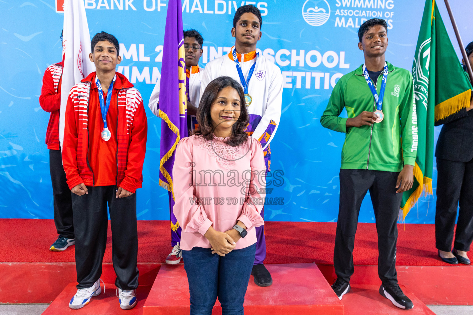 Closing ceremony of BML 20th Inter-School Swimming Competition was held in Hulhumale' Swimming Complex on Saturday, 19th October 2024. 
Photos: Ismail Thoriq