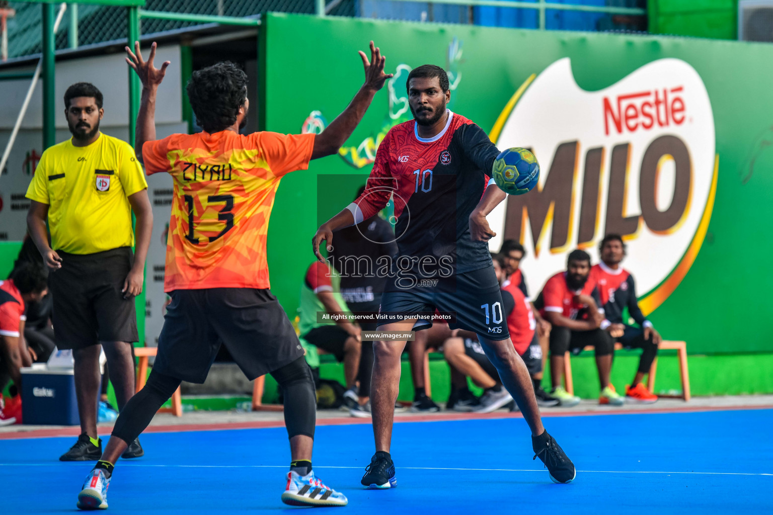 Milo 9th Handball Maldives Championship 2022 Day 1 held in Male', Maldives on 17th October 2022 Photos By: Nausham Waheed /images.mv