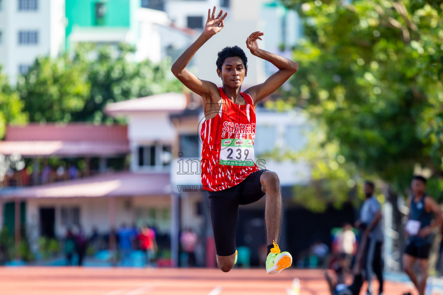 Day 1 of 33rd National Athletics Championship was held in Ekuveni Track at Male', Maldives on Thursday, 5th September 2024. Photos: Nausham Waheed / images.mv