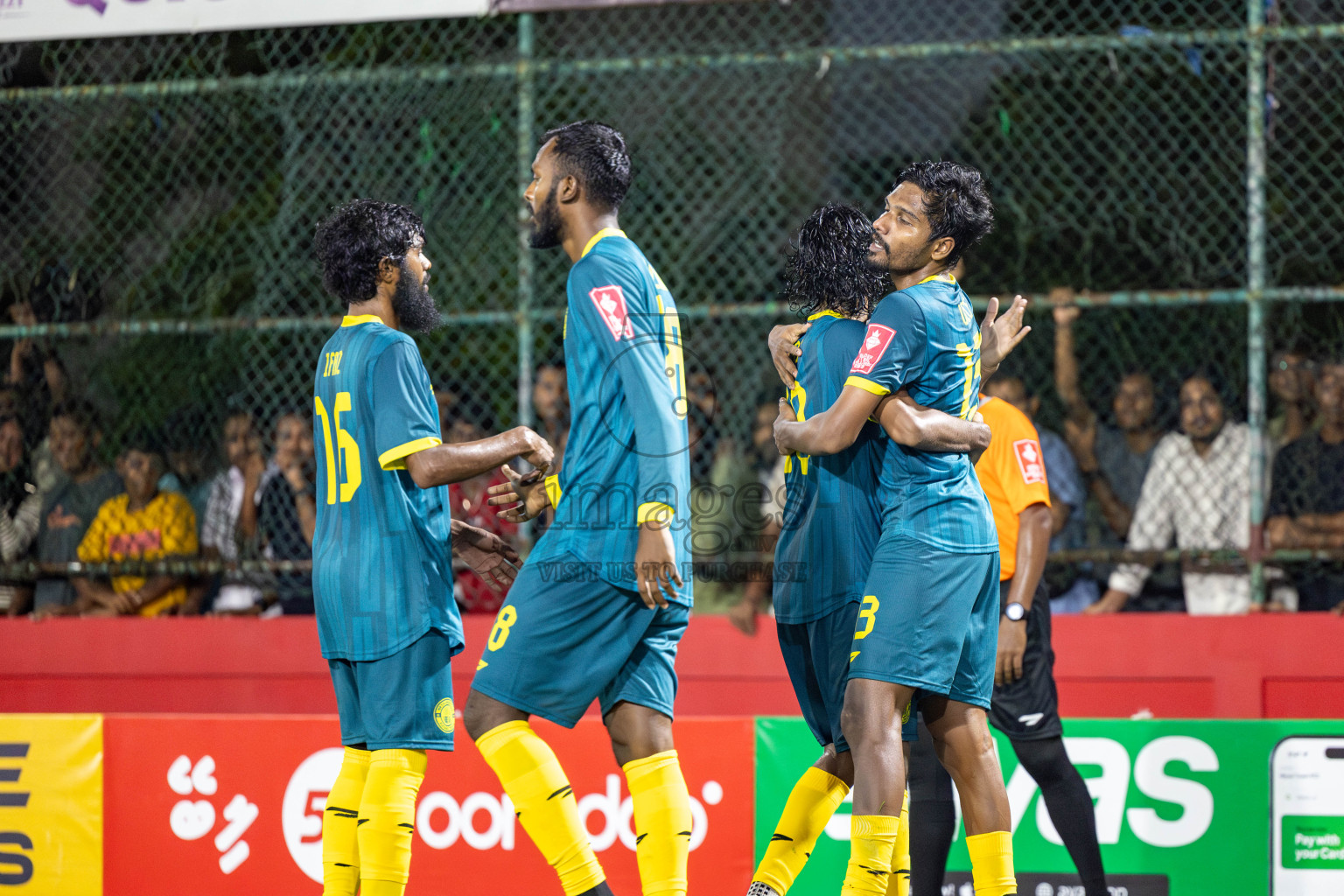 HDh. Hanimaadhoo vs HDh. Neykurendhoo in Day 1 of Golden Futsal Challenge 2025 on Sunday, 5th January 2025, in Hulhumale', Maldives 
Photos: Nausham Waheed / images.mv