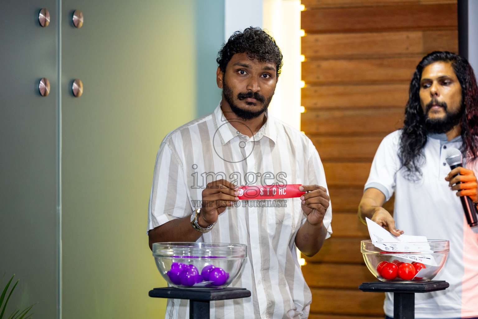 Draw Ceremony of Club Maldives 2024 held in Hulhumale', Maldives on Wednesday, 28th August 2024. Photos: Nausham Waheed / images.mv