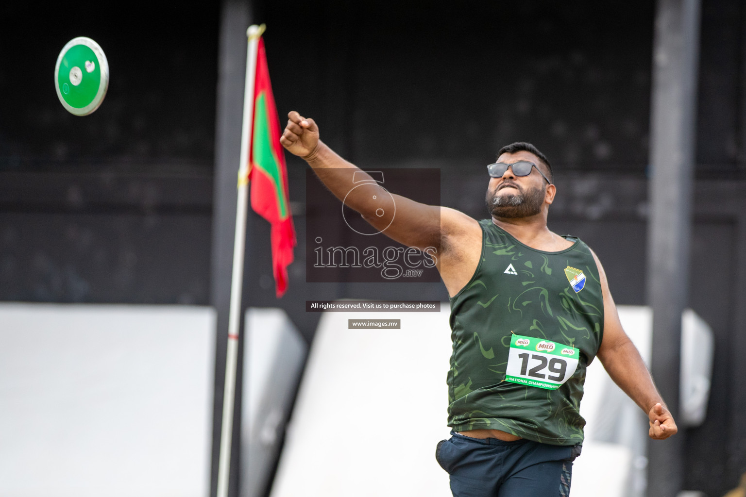 Day 2 of National Athletics Championship 2023 was held in Ekuveni Track at Male', Maldives on Friday, 24th November 2023. Photos: Hassan Simah / images.mv