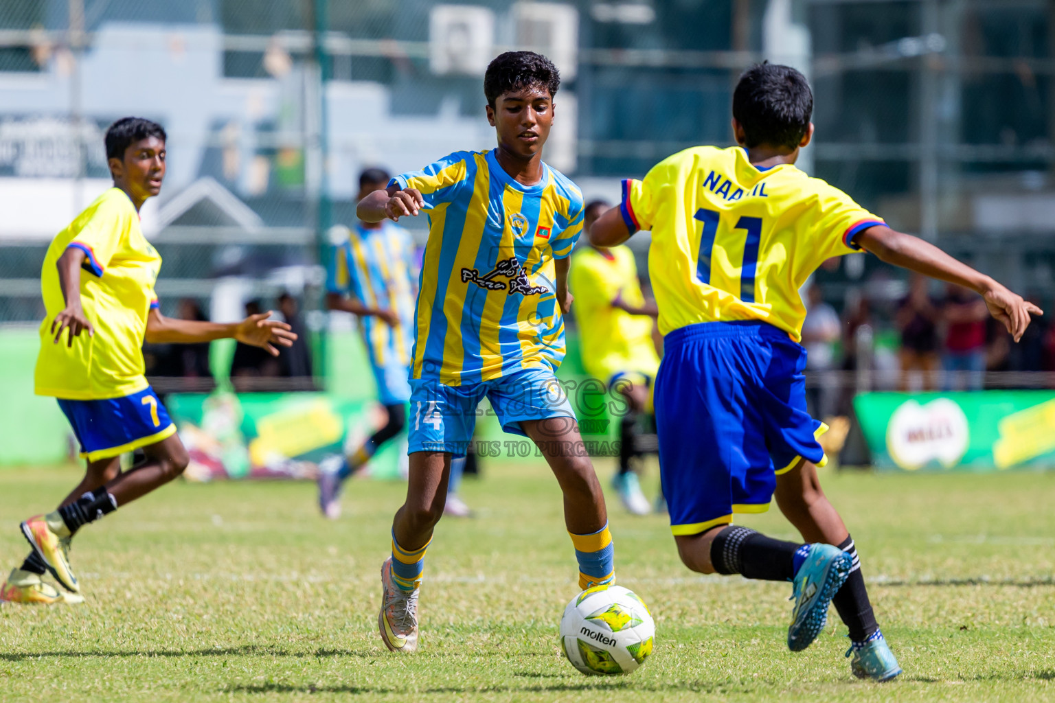 Day 1 of MILO Academy Championship 2024 held in Henveyru Stadium, Male', Maldives on Thursday, 31st October 2024. Photos by Nausham Waheed / Images.mv