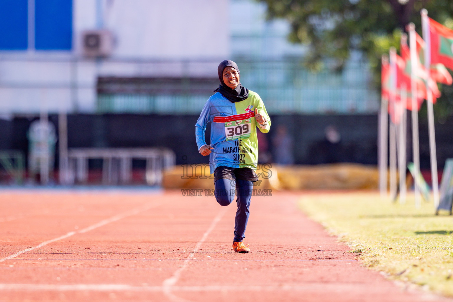 Day 2 of 12th Milo Association Championships was held in Ekuveni Track at Male', Maldives on Friday, 25th April 2025. 
Photos: Hassan Simah / images.mv