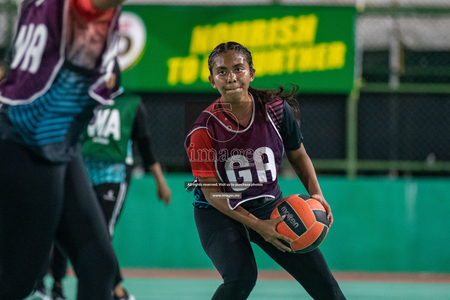 Day 2 of 20th Milo National Netball Tournament 2023, held in Synthetic Netball Court, Male', Maldives on 30th May 2023 Photos: Nausham Waheed/ Images.mv