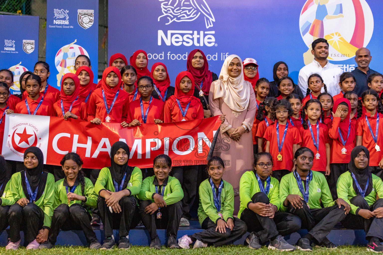 Day 3 of Nestle' Kids Netball Fest 2023 held in Henveyru Stadium, Male', Maldives on Saturday, 2nd December 2023.
Photos: Ismail Thoriq / images.mv