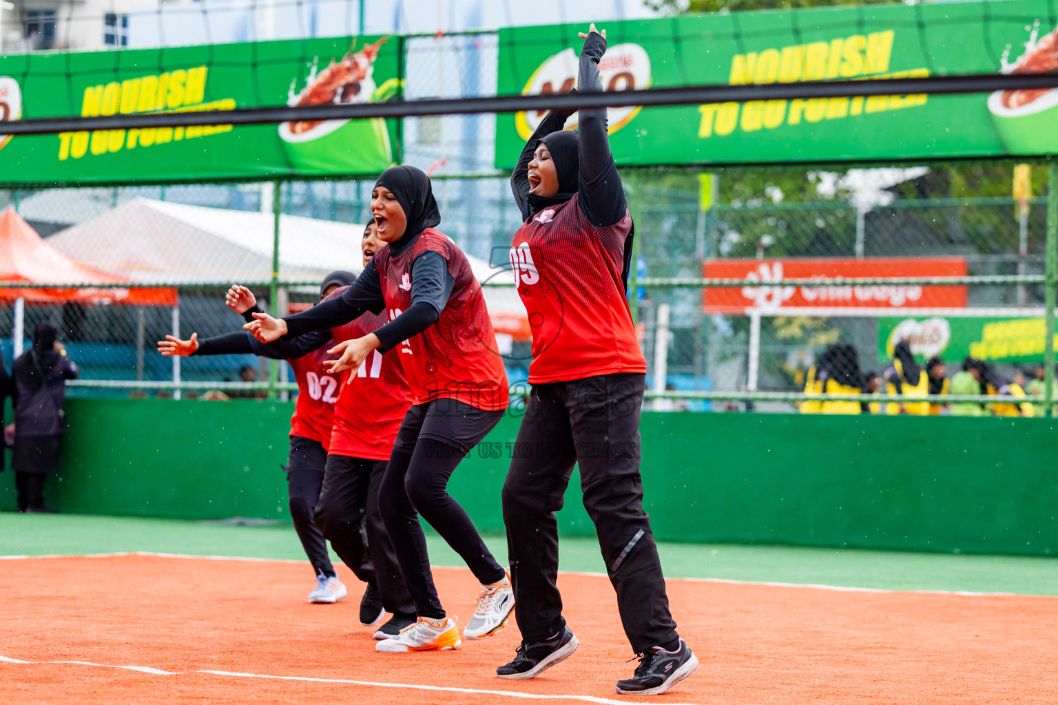 Day 2 of Interschool Volleyball Tournament 2024 was held in Ekuveni Volleyball Court at Male', Maldives on Sunday, 24th November 2024. Photos: Nausham Waheed / images.mv