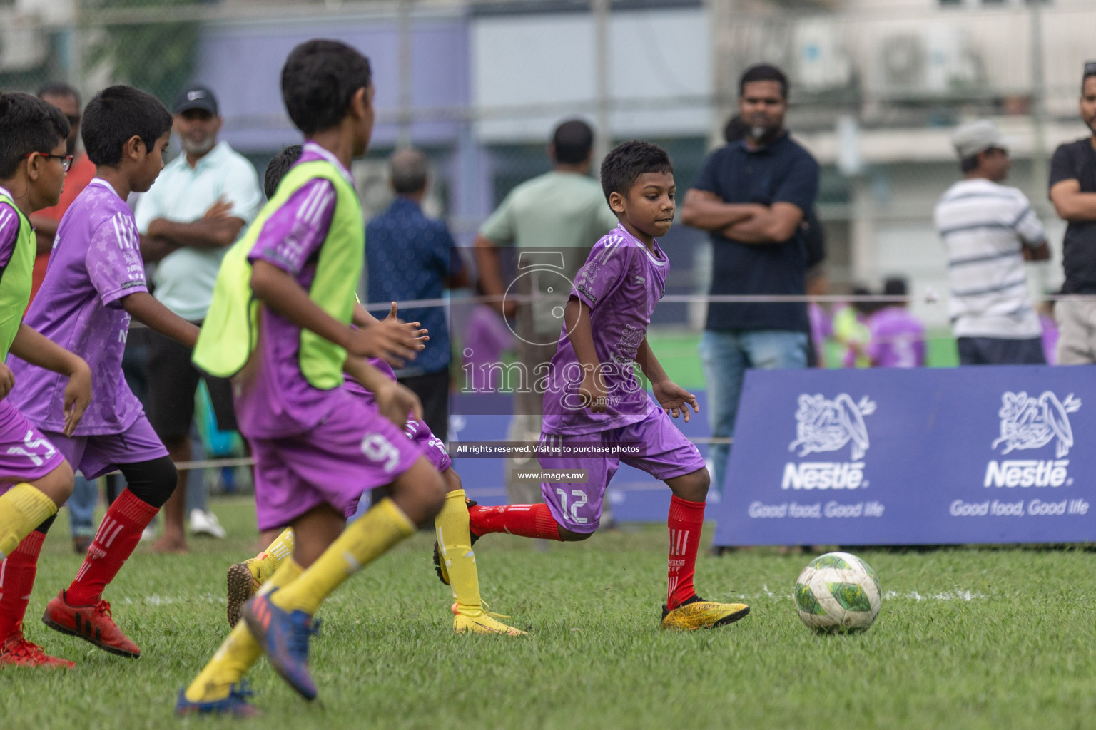 Day 1 of Nestle kids football fiesta, held in Henveyru Football Stadium, Male', Maldives on Wednesday, 11th October 2023 Photos: Shut Abdul Sattar/ Images.mv