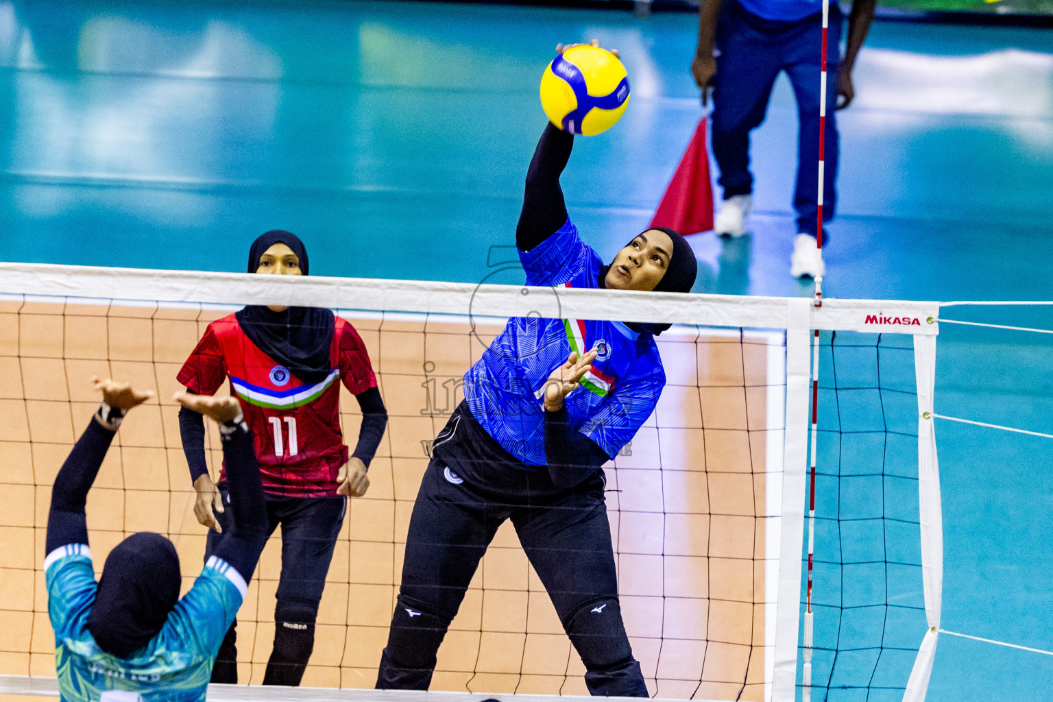 Final of Women's Division of Milo VAM Cup 2024 held in Male', Maldives on Saturday, 13th July 2024 at Social Center Indoor Hall Photos By: Nausham Waheed / images.mv