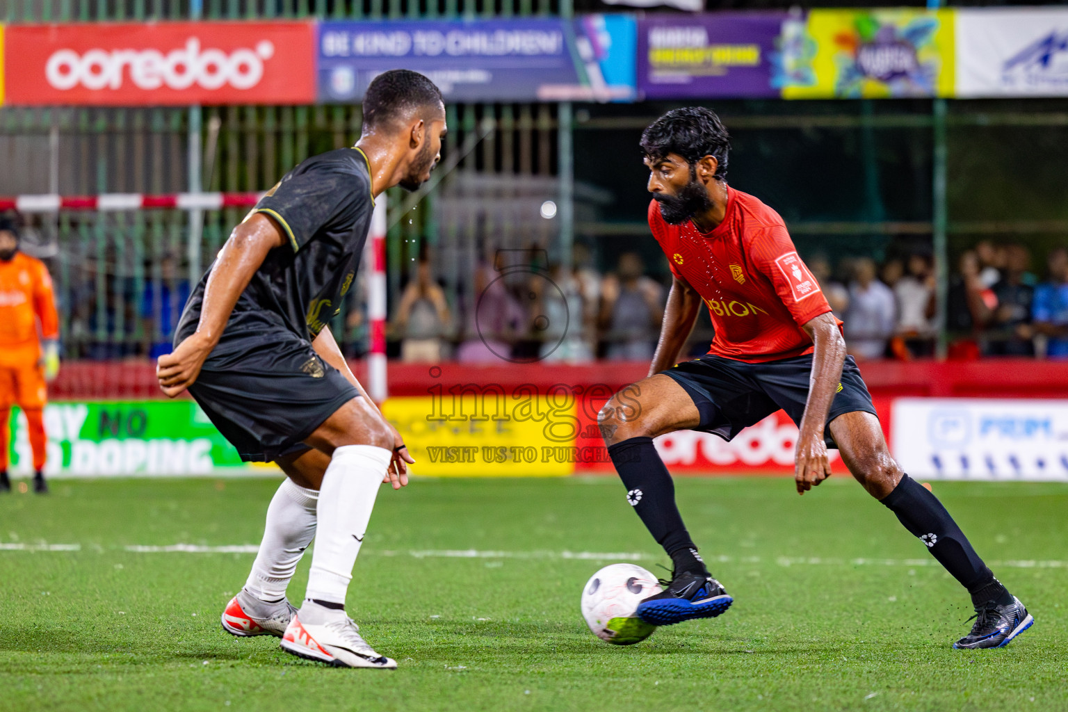 HDh Naavaidhoo vs HA Utheemu on Day 39 of Golden Futsal Challenge 2024 was held on Friday, 23rd February 2024, in Hulhumale', Maldives 
Photos: Mohamed Mahfooz Moosa/ images.mv