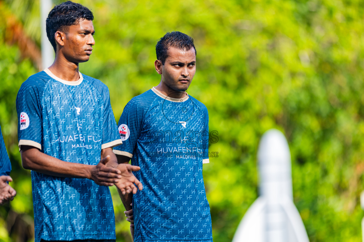 Huvafen Fushi vs Oblu Helengeli in Resort League 2025 (North Male Zone) day 12 was held on Sunday, 14th September 2025 in One And Only Reethi Rah Maldives Resort, Photos: Areef Adam / images.mv