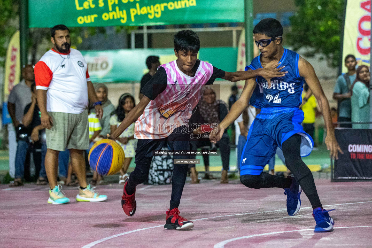 Day4 of Slamdunk by Sosal on 15th April 2023 held in Male'. Photos: Nausham waheed /images.mv