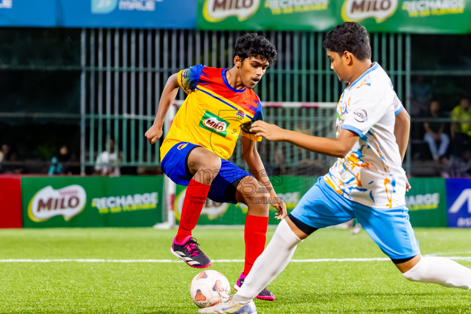 Arena vs Hawks in the Final of Milo Sector League 2025 was held in Rehendhi Futsal Ground, Hulhumale', Maldives on Tuesday, 18th November 2025. Photos: Nausham Waheed  / images.mv