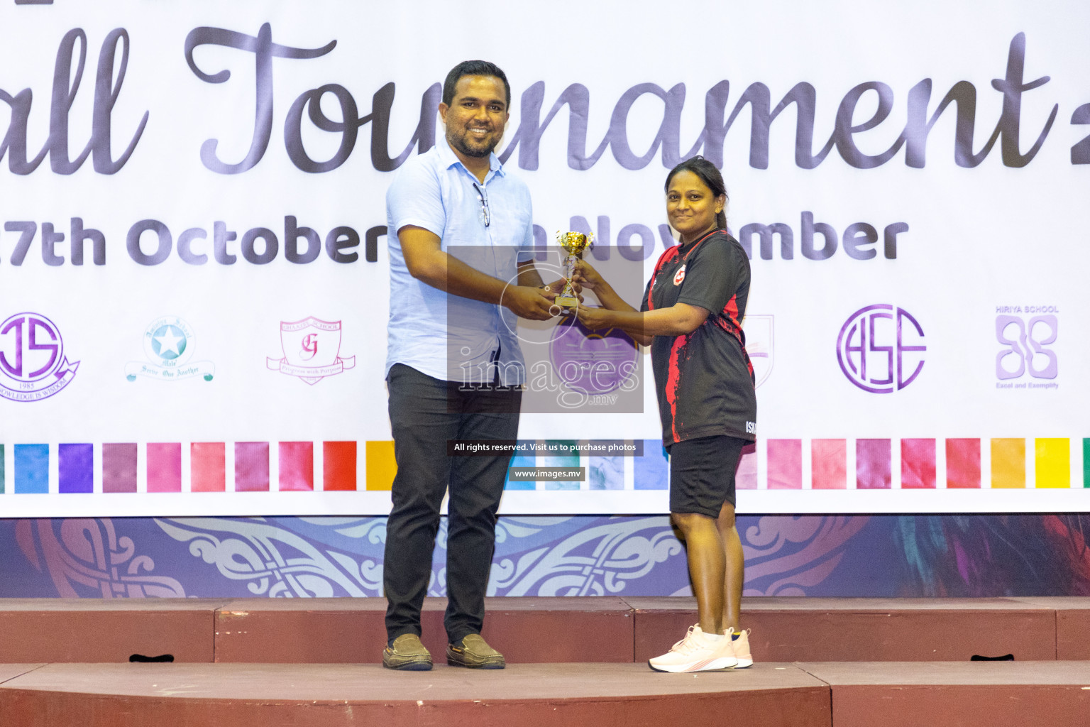 Final of 24th Interschool Netball Tournament 2023 was held in Social Center, Male', Maldives on 7th November 2023. Photos: Nausham Waheed / images.mv