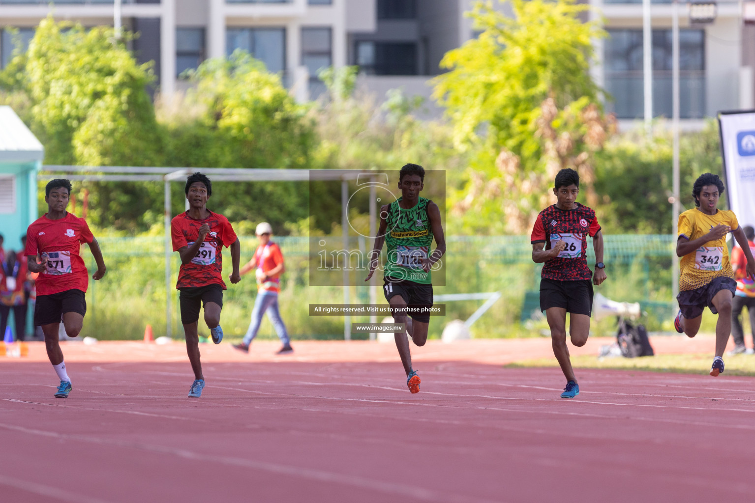 Day two of Inter School Athletics Championship 2023 was held at Hulhumale' Running Track at Hulhumale', Maldives on Sunday, 15th May 2023. Photos: Shuu/ Images.mv