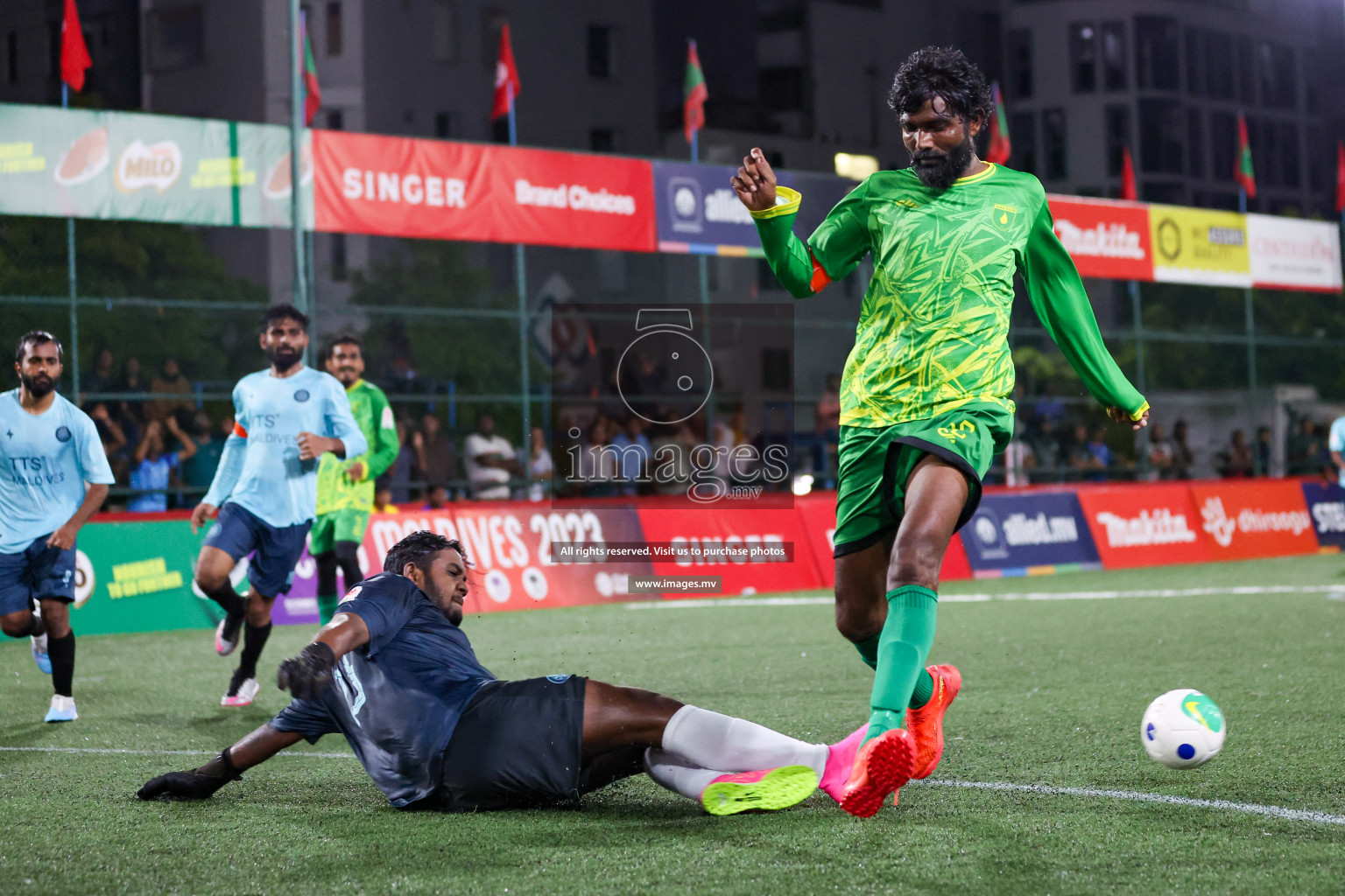 Club TTS vs Gas Club in Club Maldives Cup 2023 held in Hulhumale, Maldives, on Sunday, 16th July 2023 Photos: Nausham Waheed / images.mv