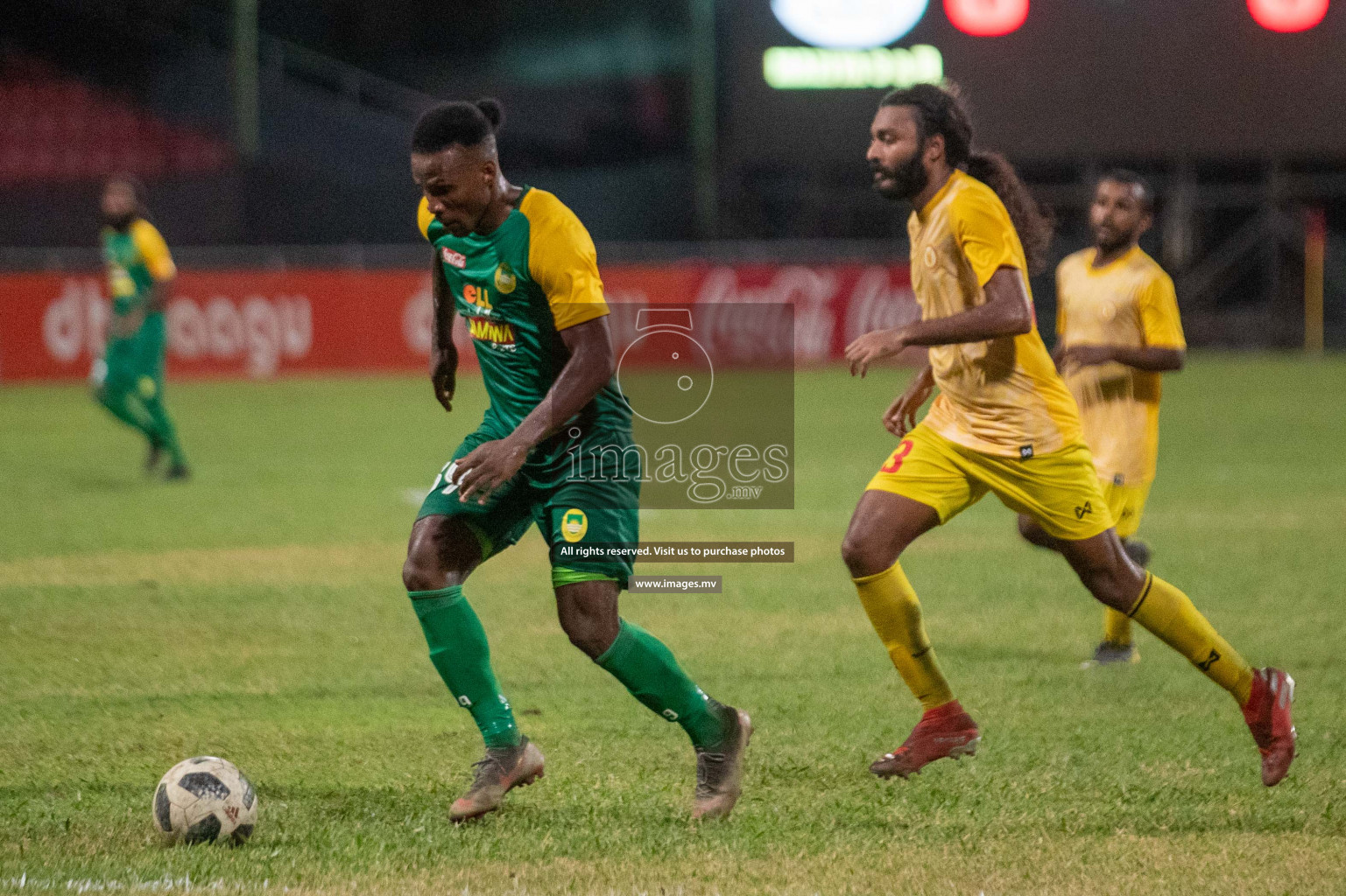Maziya SRS vs Victory SC in Dhiraagu Dhivehi Premier League 2019 held in Male', Maldives on 3rd Augst 2019 Photos: Suadh Abdul Sattar/images.mv