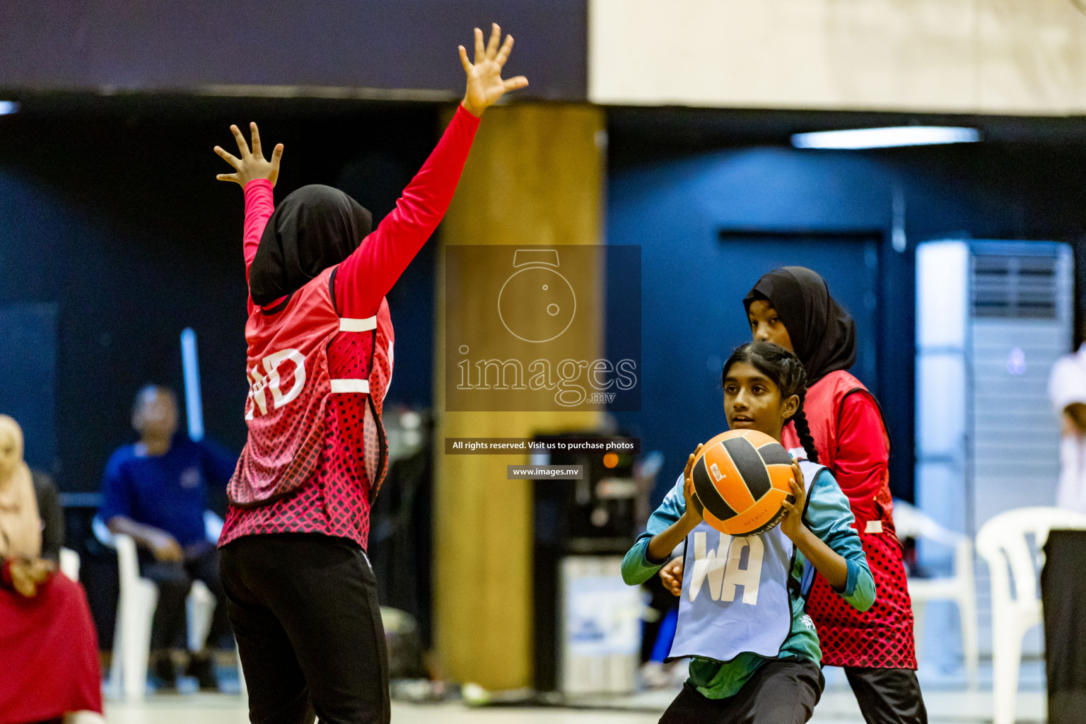 Day 8 of 24th Interschool Netball Tournament 2023 was held in Social Center, Male', Maldives on 3rd November 2023. Photos: Hassan Simah, Nausham Waheed / images.mv