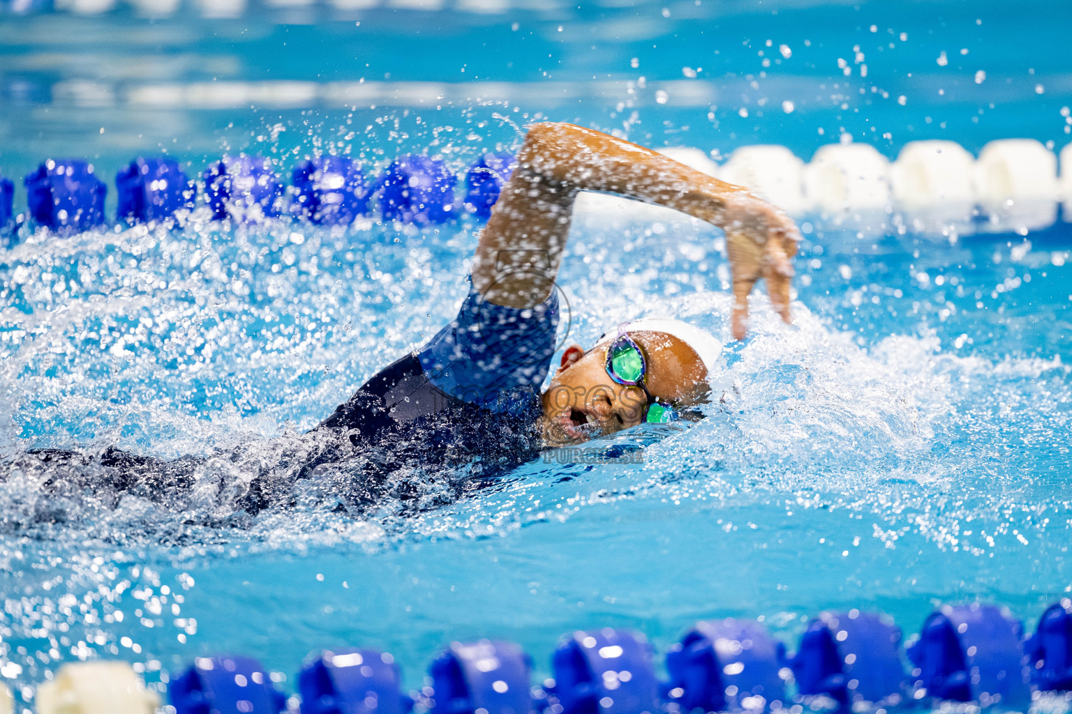 Day 5 of BML 21st Interschool Swimming Competition 2025 was held in Hulhumale' Swimming Pool, Hulhumale', Maldives on Wednesday, 15th October 2025. 
Photos: Hassan Simah / images.mv
