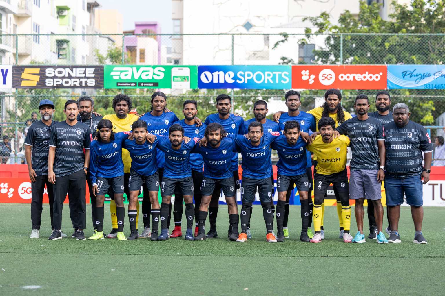 K Gaafaru vs K Himmafushi in Day 15 of Golden Futsal Challenge 2025 was held on Sunday, 19th January 2025, in Hulhumale', Maldives. Photos: Mohamed Mahfooz Moosa / images.mv