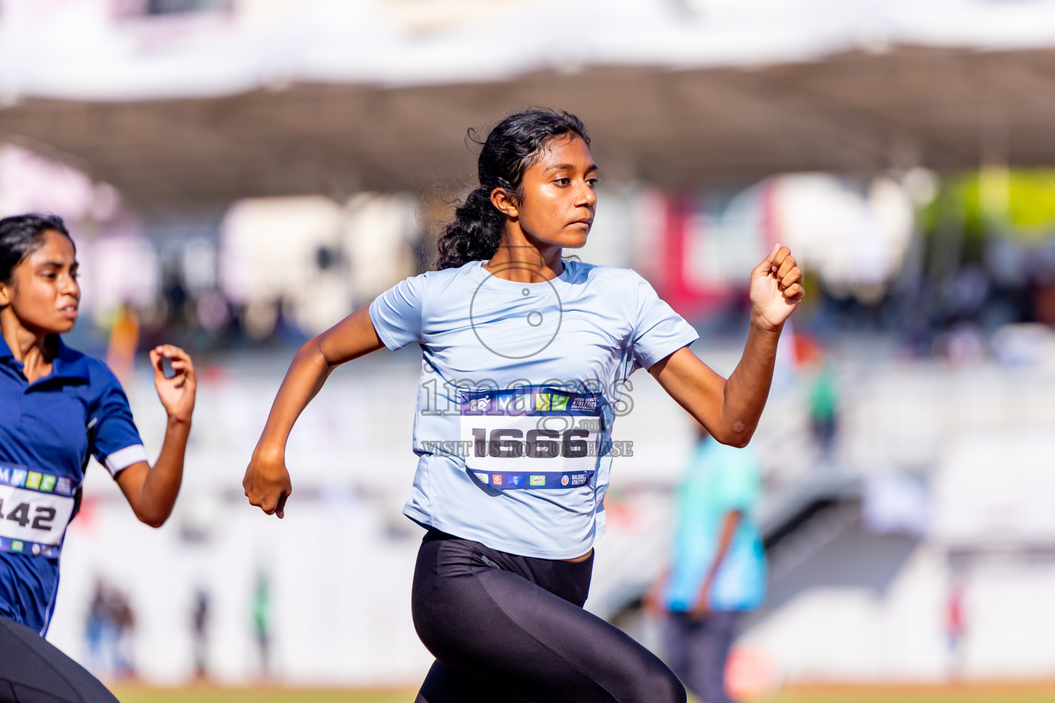 Day 3 of MWSC Interschool Athletics Championships 2024 held in Hulhumale Running Track, Hulhumale, Maldives on Monday, 11th November 2024. Photos by: Nausham Waheed / Images.mv