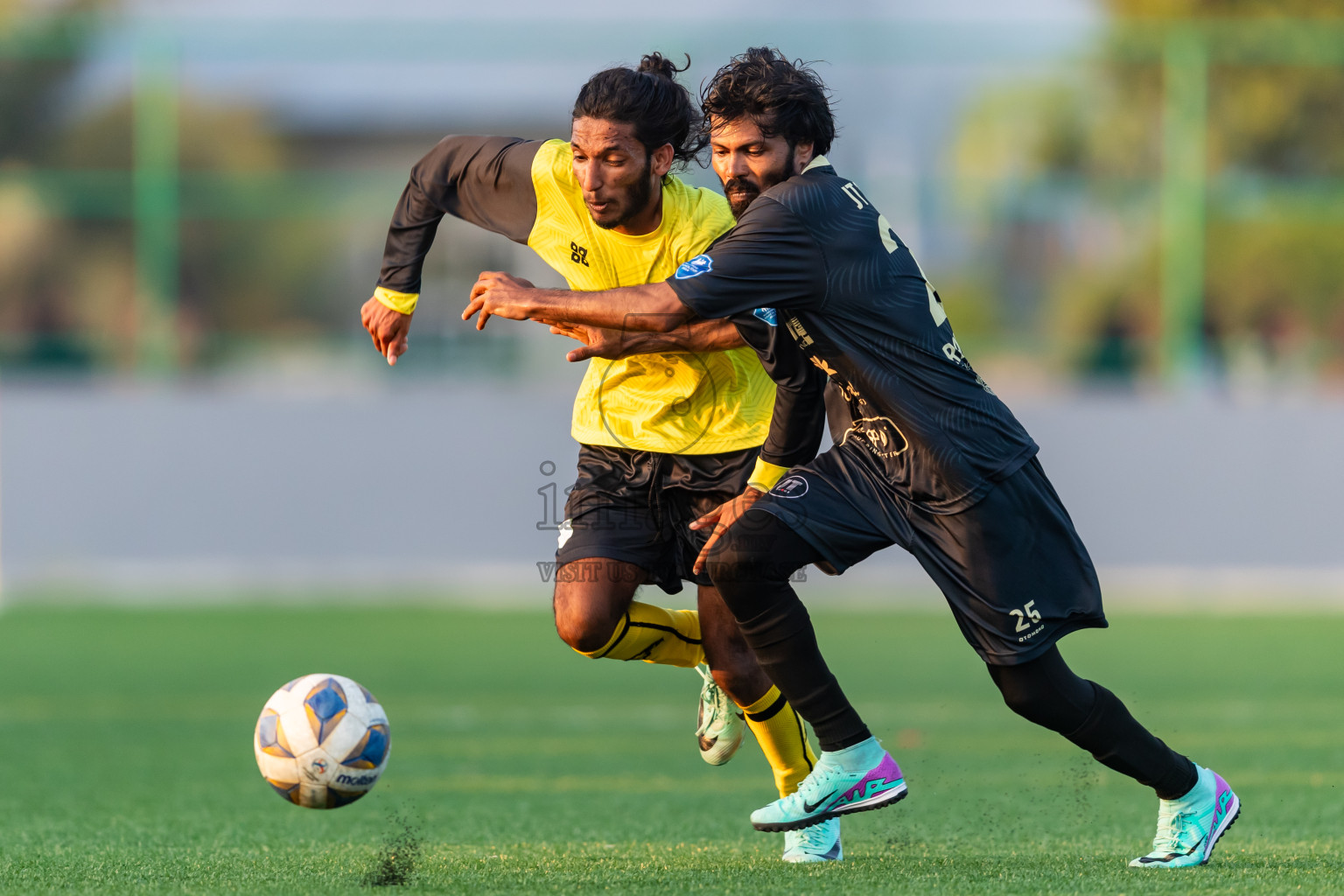 Kanmathi Juniors vs JT Sports from Manadhoo Council Cup 2024 in N Manadhoo Maldives on Wednesday, 21st February 2023. Photos: Nausham Waheed / images.mv