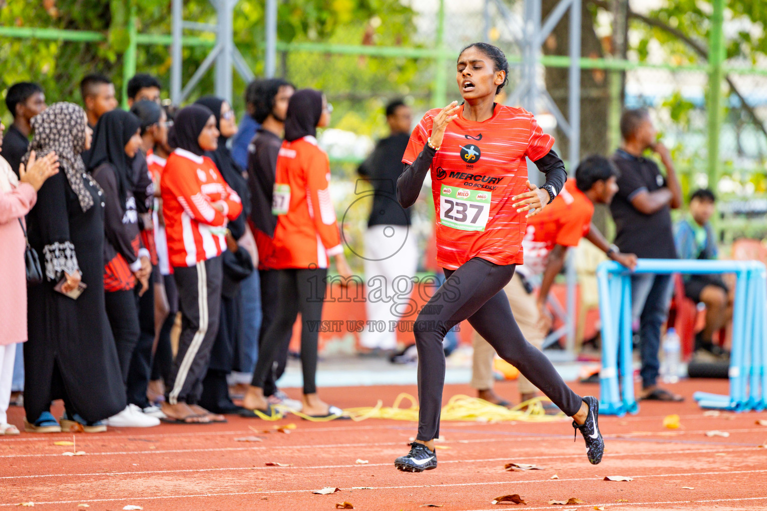 Day 2 of 12th Milo Association Championships was held in Ekuveni Track at Male', Maldives on Friday, 25th April 2025. Photos: Hassan Simah / images.mv