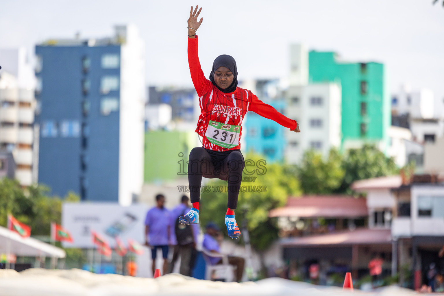 Day 3 of 33rd National Athletics Championship was held in Ekuveni Track at Male', Maldives on Saturday, 7th September 2024.
Photos: Suaadh Abdul Sattar / images.mv