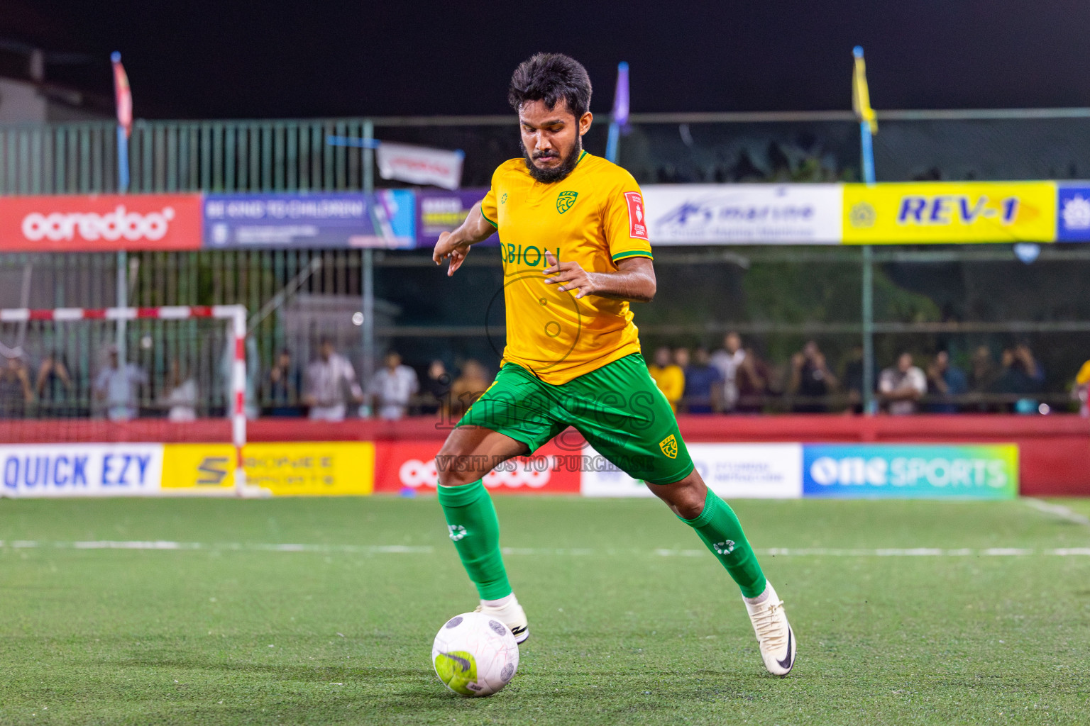 GDh Vaadhoo vs GA Kanduhulhudhoo on Day 33 of Golden Futsal Challenge 2024, held on Sunday, 18th February 2024, in Hulhumale', Maldives Photos: Mohamed Mahfooz Moosa / images.mv