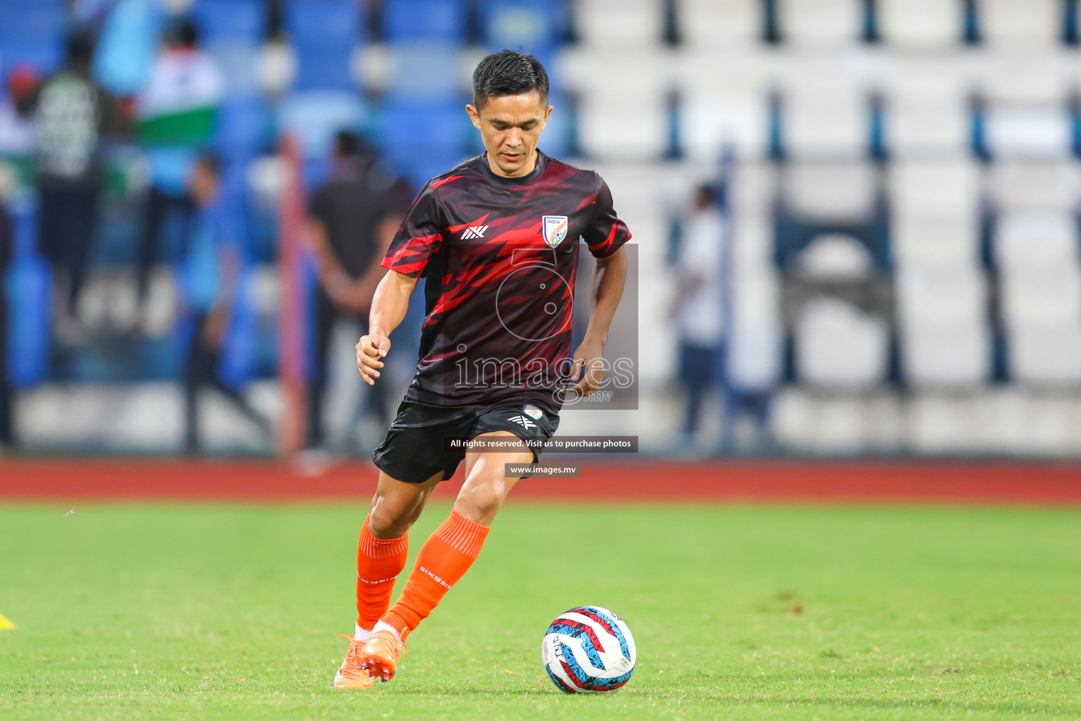 Kuwait vs India in the Final of SAFF Championship 2023 held in Sree Kanteerava Stadium, Bengaluru, India, on Tuesday, 4th July 2023. Photos: Nausham Waheed / images.mv