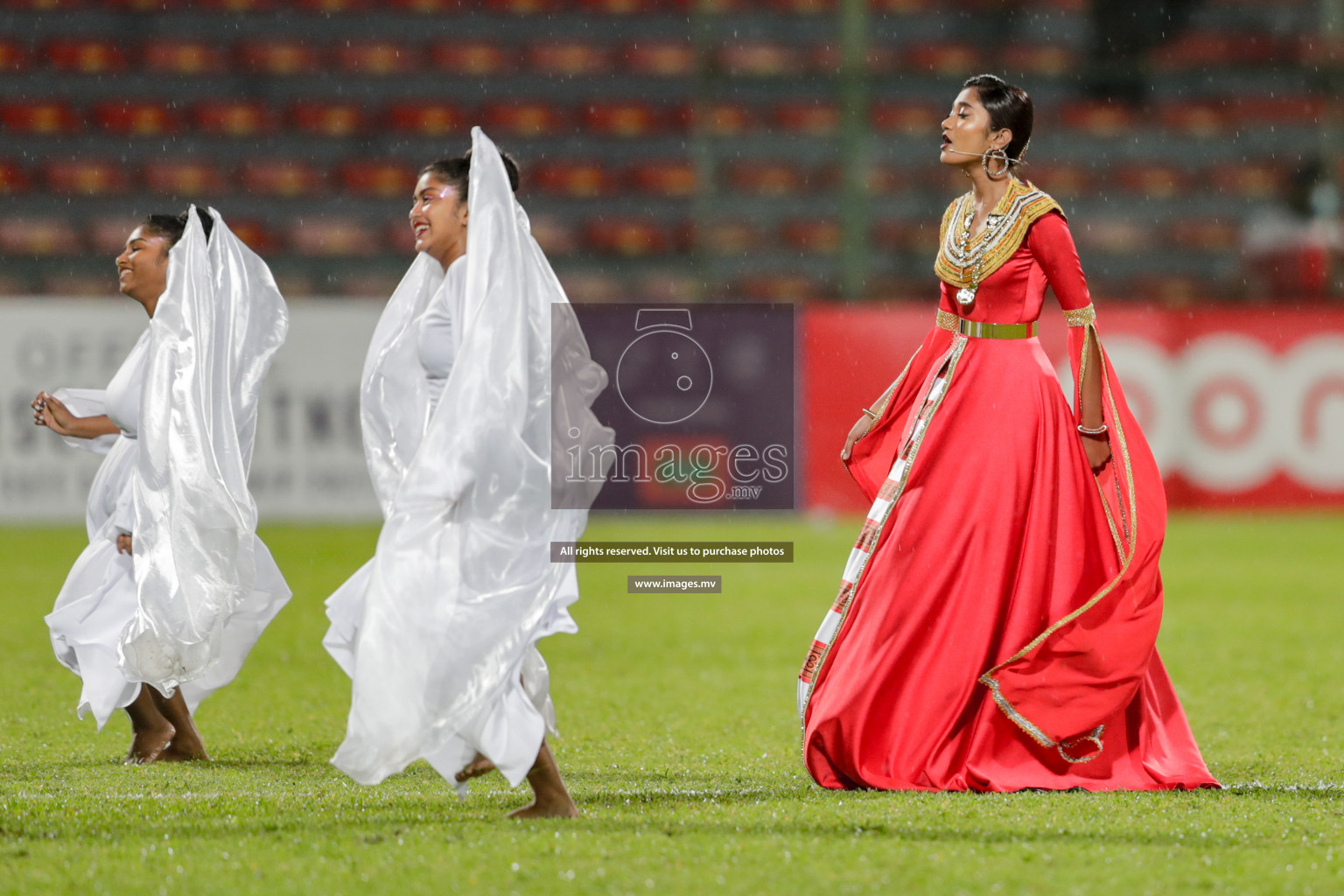 Opening Ceremony of SAFF Championship 2021 held on 1st October 2021 in Galolhu National Stadium, Male', Maldives