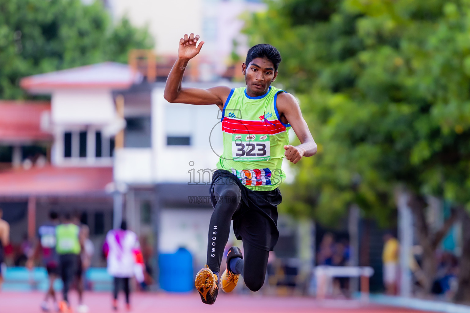 Day 2 of 12th Milo Association Championships was held in Ekuveni Track at Male', Maldives on Friday, 25th April 2025. Photos: Nausham Waheed / images.mv