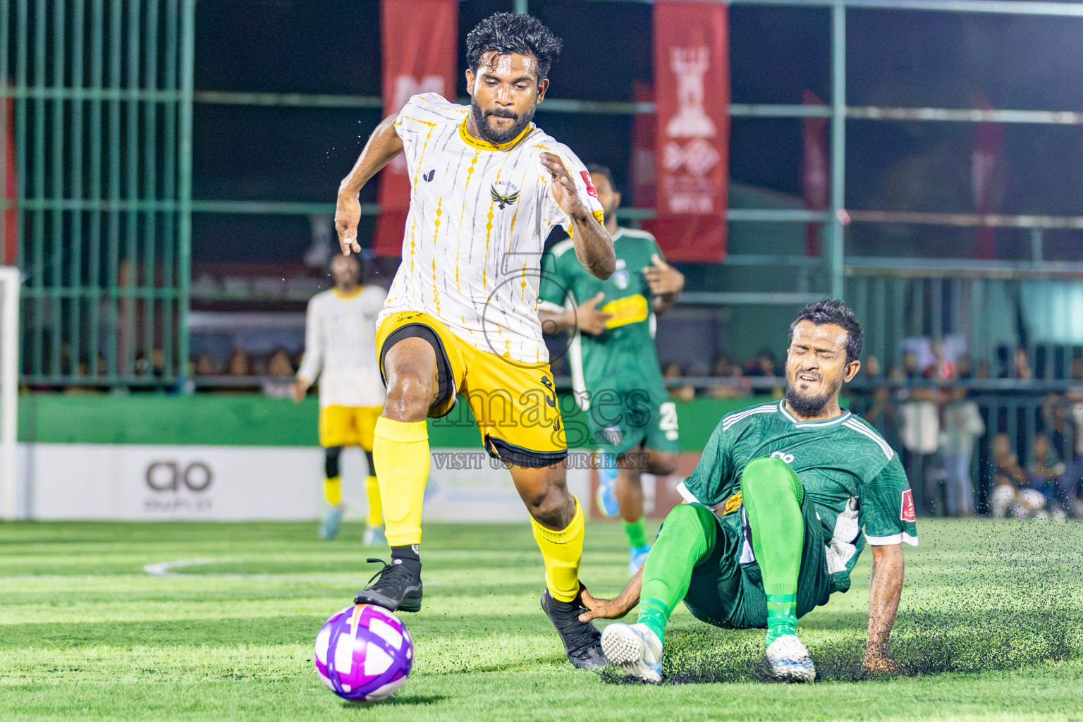Semi Finals of NMC - MYM Futsal Challenge 2026 held in N. Miladhoo, Maldives on Friday, 28th August 2026. Photos By: Mohamed Shavir Rasheed / images.mv
