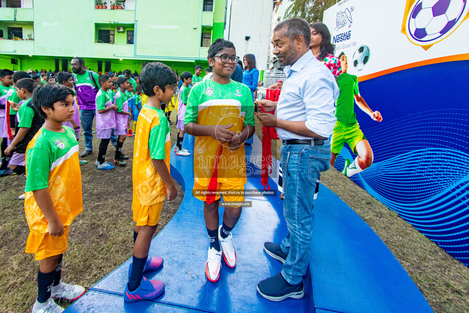 Day 4 of Milo Kids Football Fiesta 2022 was held in Male', Maldives on 22nd October 2022. Photos:Hassan Simah / images.mv