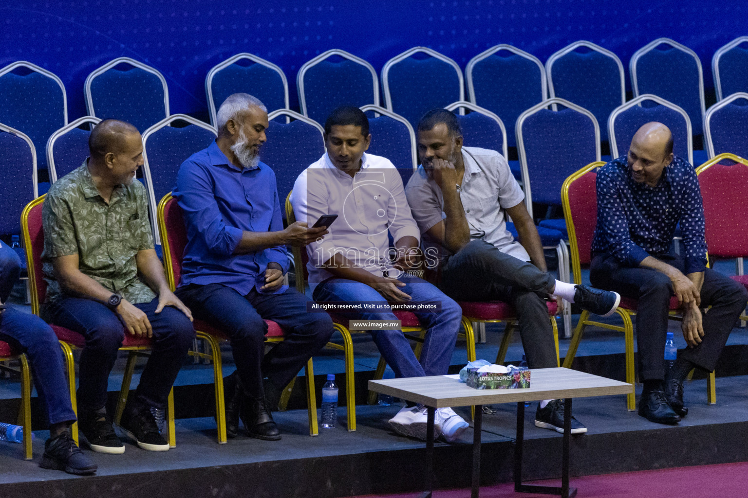 Sports Club City vs Dhivehi Sifainge Club in the Finals of National Volleyball Tournament 2022 on Thursday, 07th July 2022, held in Social Center, Male', Maldives