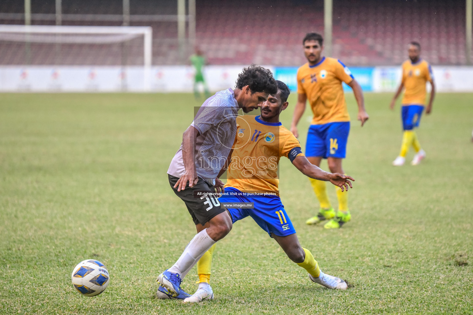 Club Valencia vs Super United Sports in the President's Cup 2021/2022 held in Male', Maldives on 08 Jan2022 Photos by Nausham Waheed