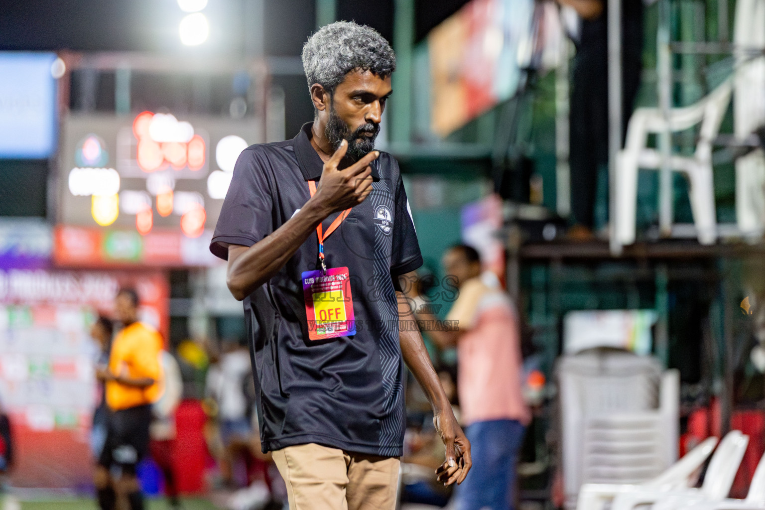 CLUB 220 vs HPSN in the Quarter Finals of Club Maldives Classic 2024 held in Rehendi Futsal Ground, Hulhumale', Maldives on Tuesday, 17th September 2024. 
Photos: Hassan Simah / images.mv