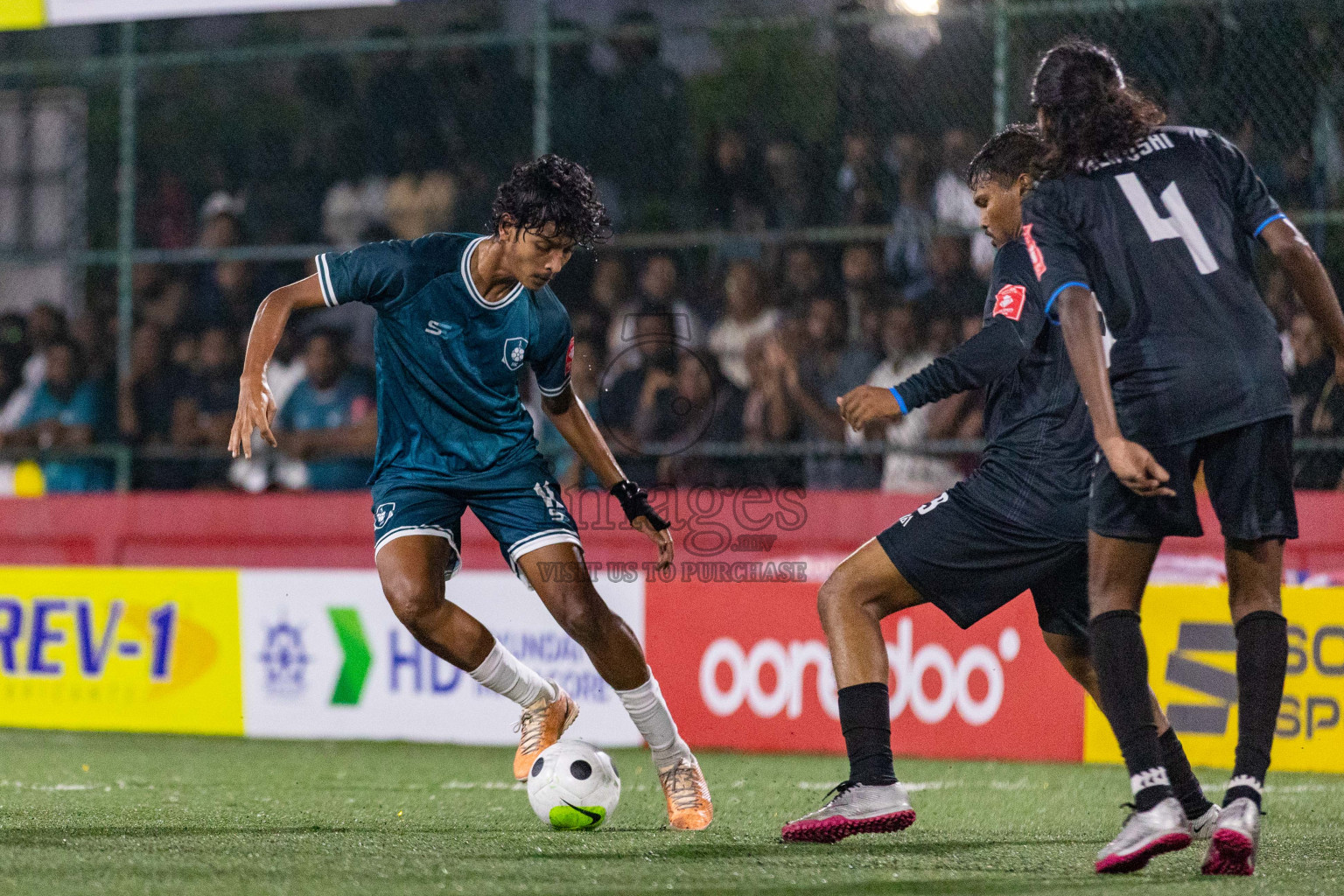 R Dhuvaafaru vs R Alifushi in Golden Futsal Challenge 2024 was held on Tuesday, 16th January 2024, in Hulhumale', Maldives
Photos: Ismail Thoriq / images.mv