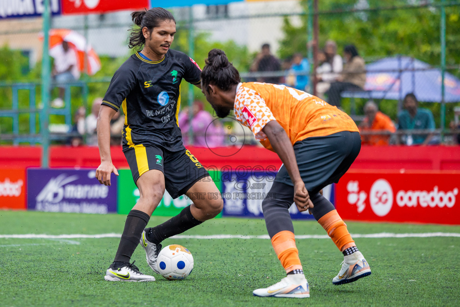 ADh Dhangethi vs ADh Hangnaameedhoo in Day 10 of Golden Futsal Challenge 2025 was held on Tuesday, 14th January 2025, in Hulhumale', Maldives Photos: Shuu Abdul Sattar / images.mv